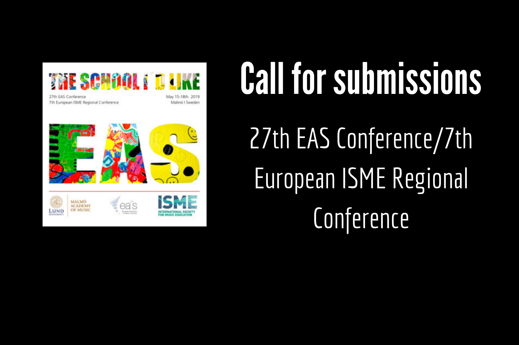 27th EAS Conference/ 7th European ISME Regional Conference ISME
